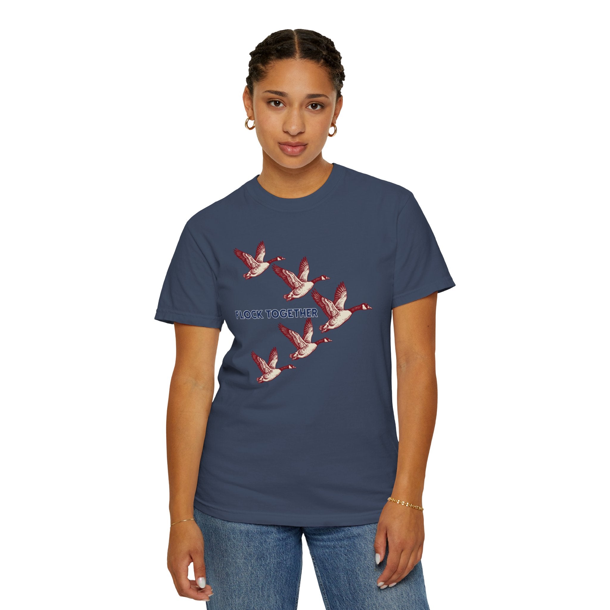 Flock Together - Geese Graphic T-Shirt