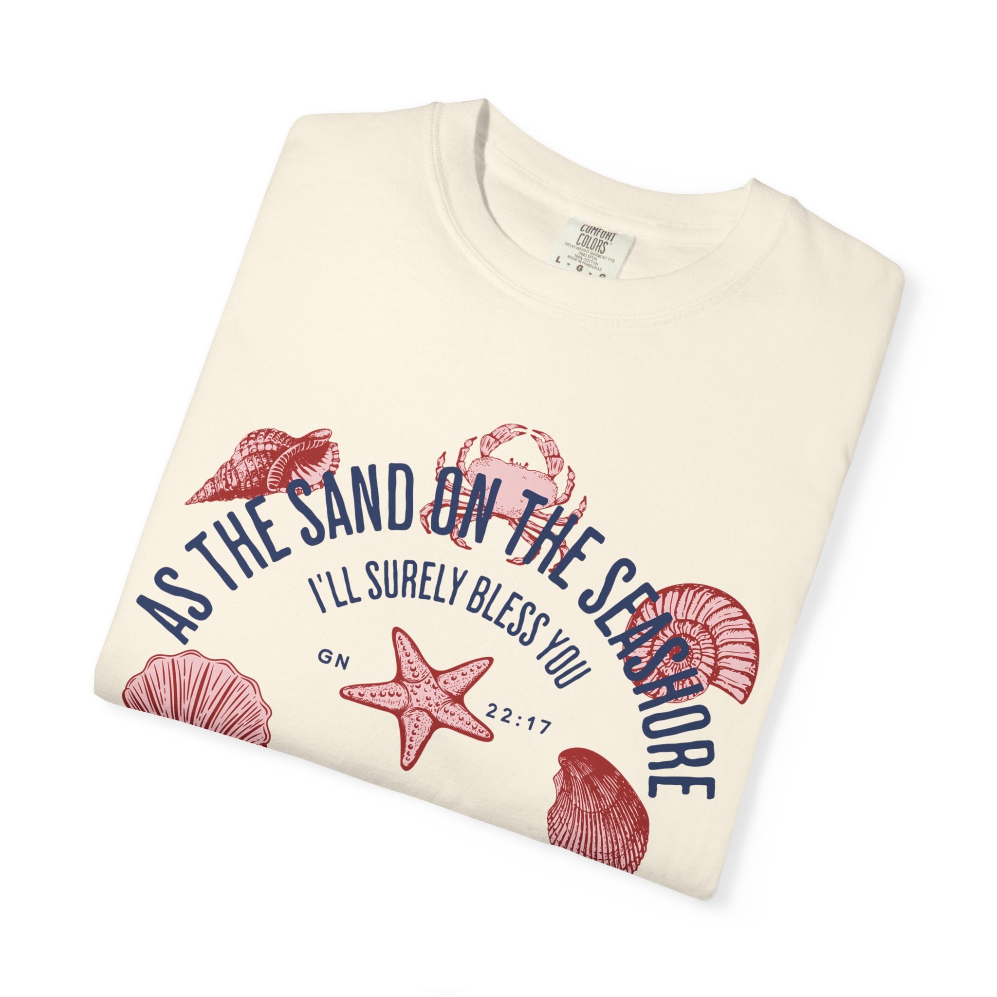 As the Sand on the Seashore - Sea Shells Graphic Tee