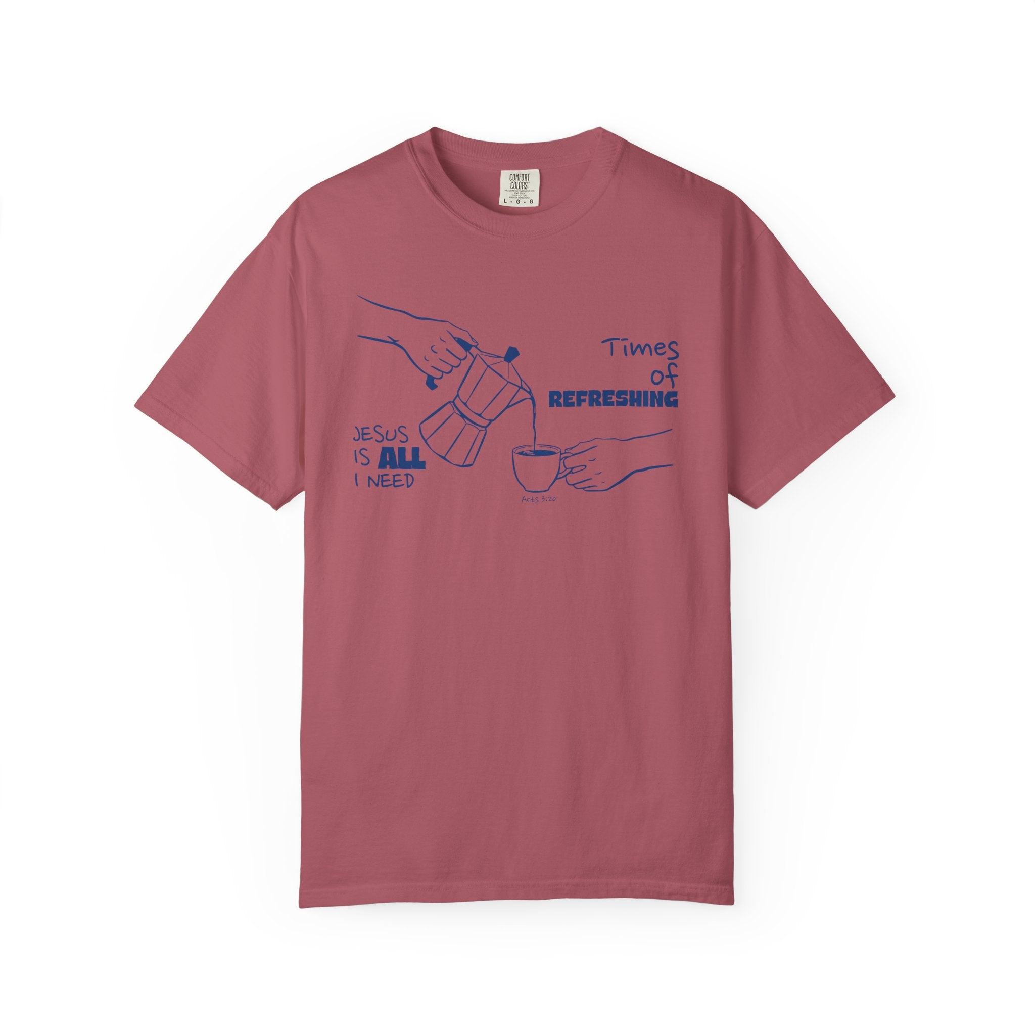 Times of Refreshing Coffee Graphic T-Shirt