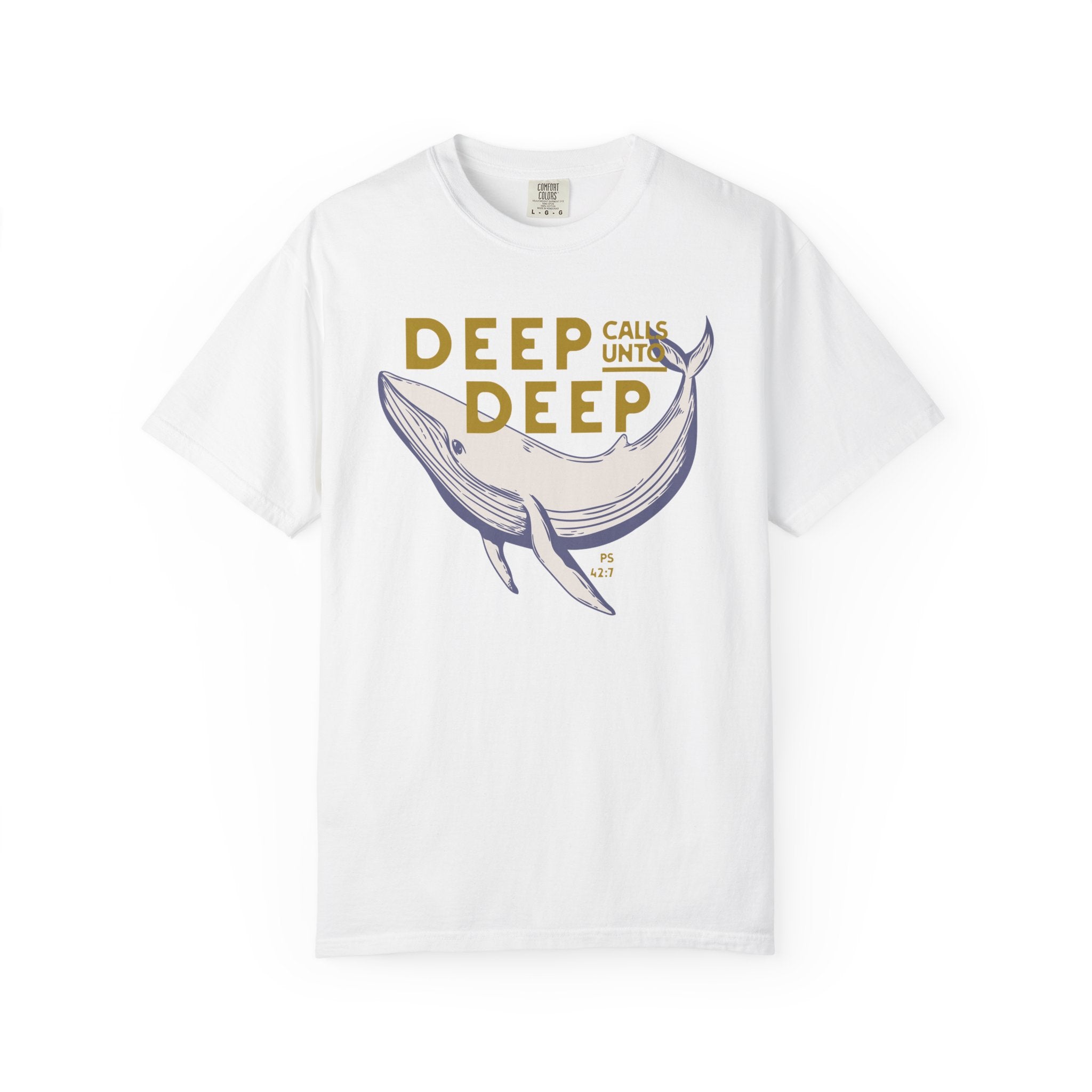 Deep Calls Unto Deep - Whale T-Shirt