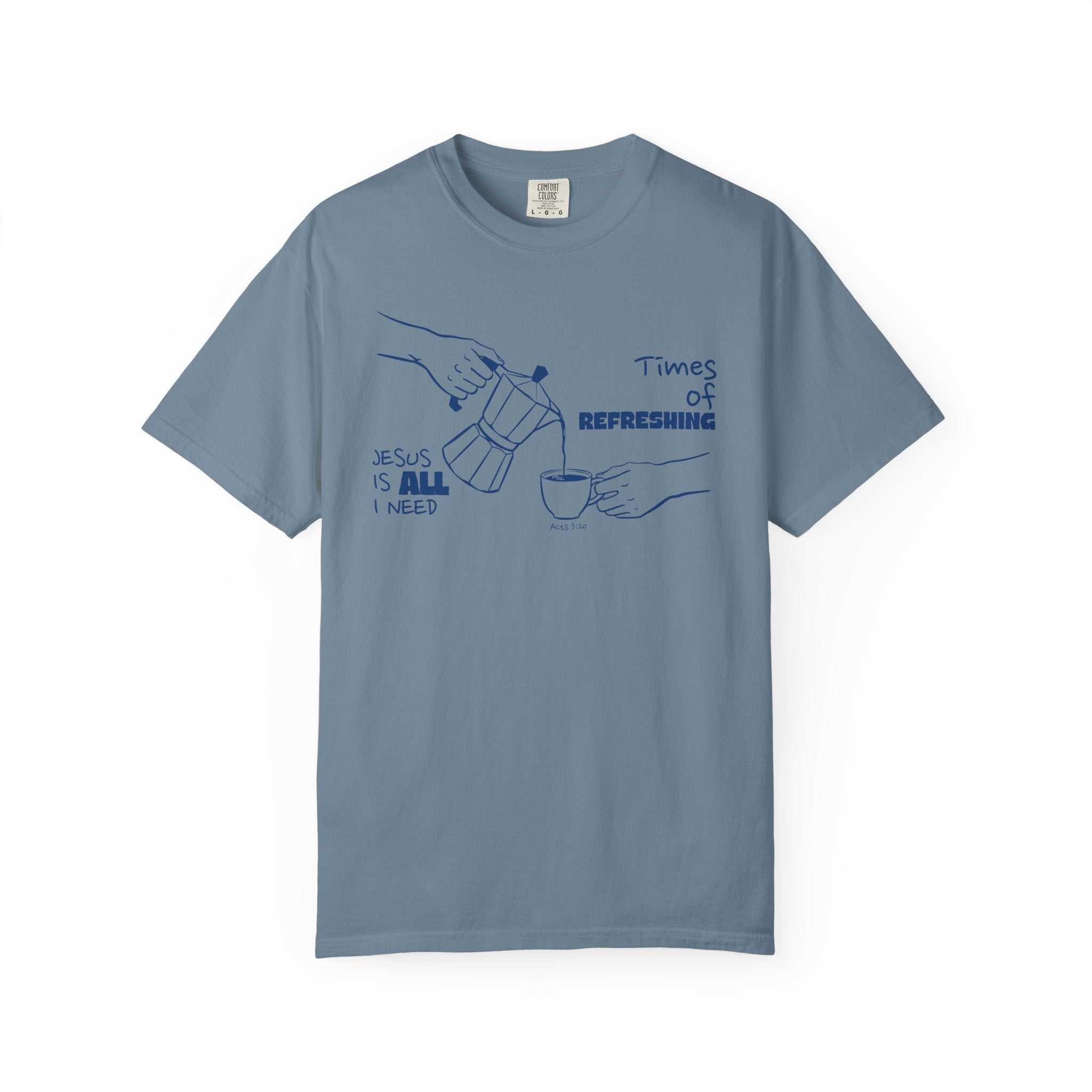 Times of Refreshing Coffee Graphic T-Shirt