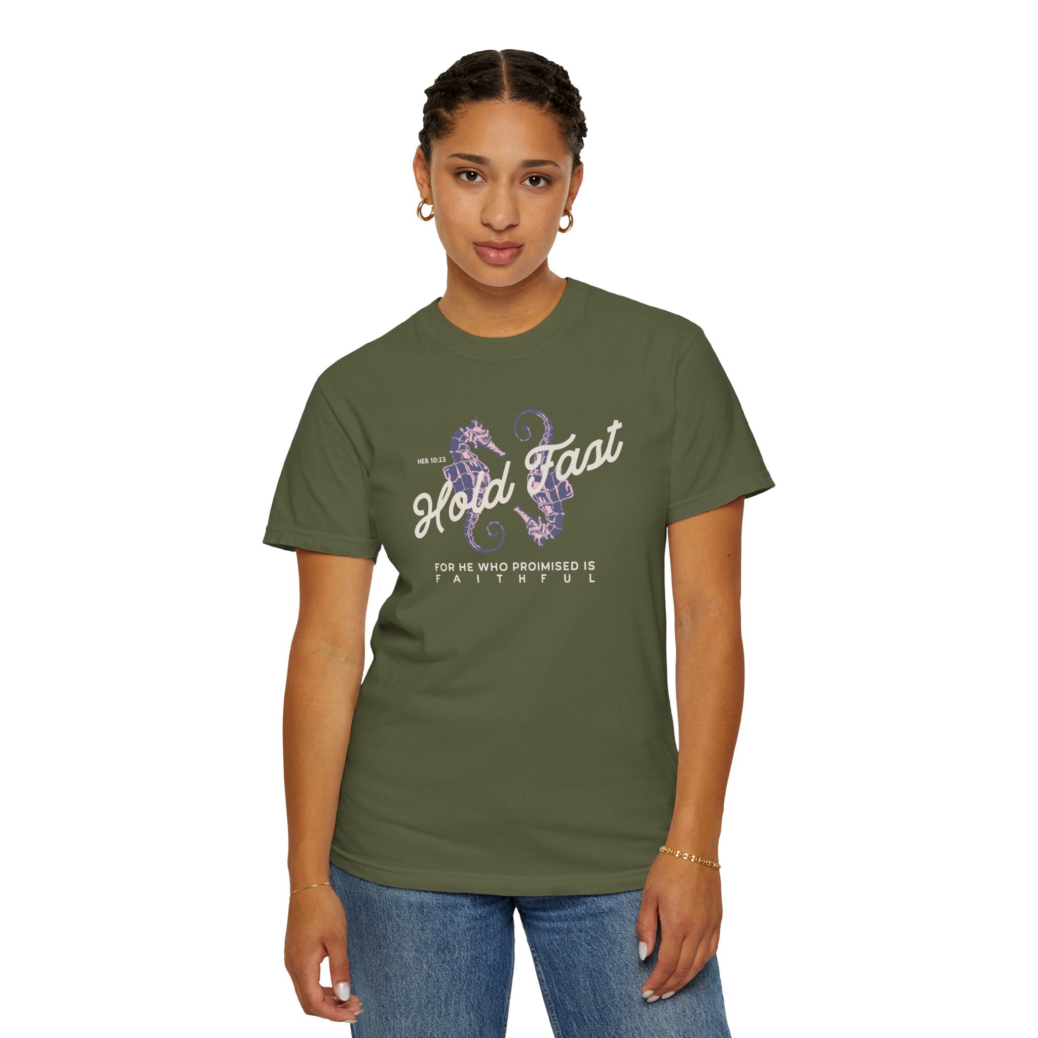 Hold Fast - Seahorse Graphic T-Shirt