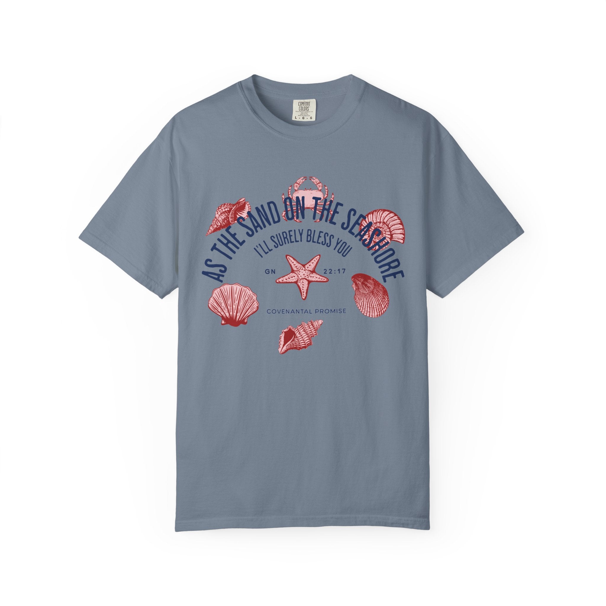 As the Sand on the Seashore - Sea Shells Graphic Tee