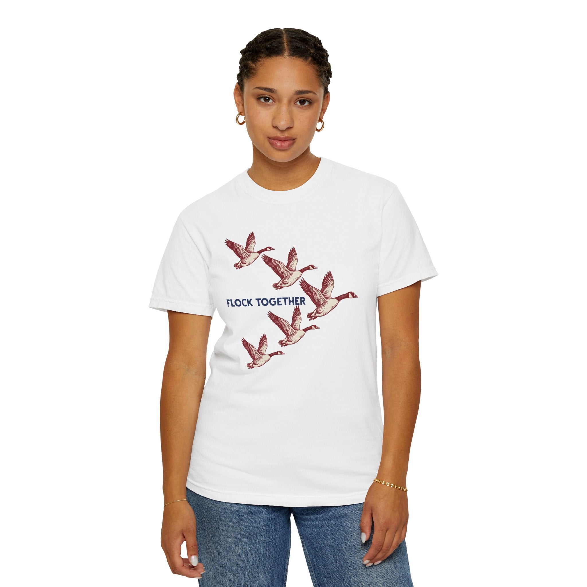 Flock Together - Geese Graphic T-Shirt