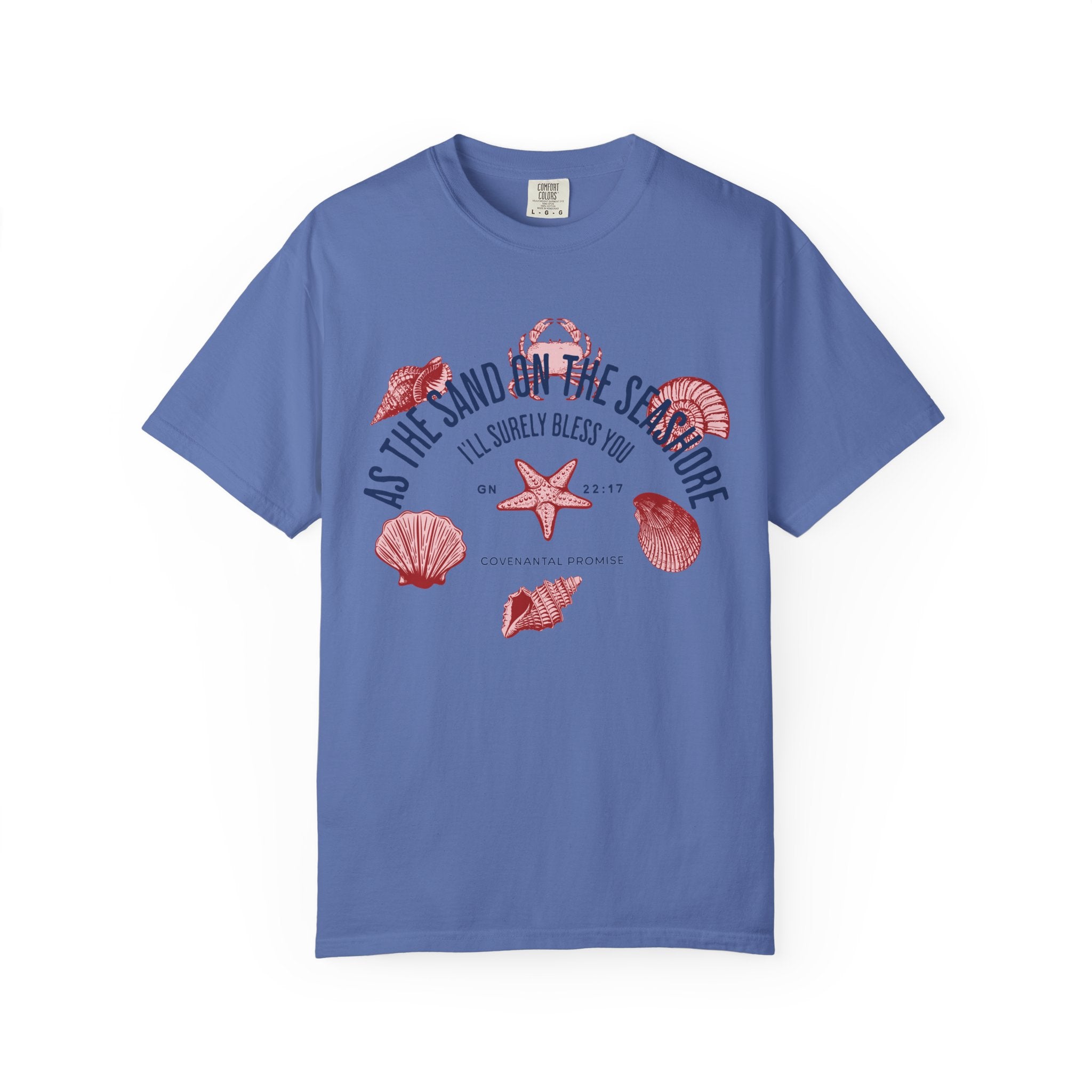 As the Sand on the Seashore - Sea Shells Graphic Tee