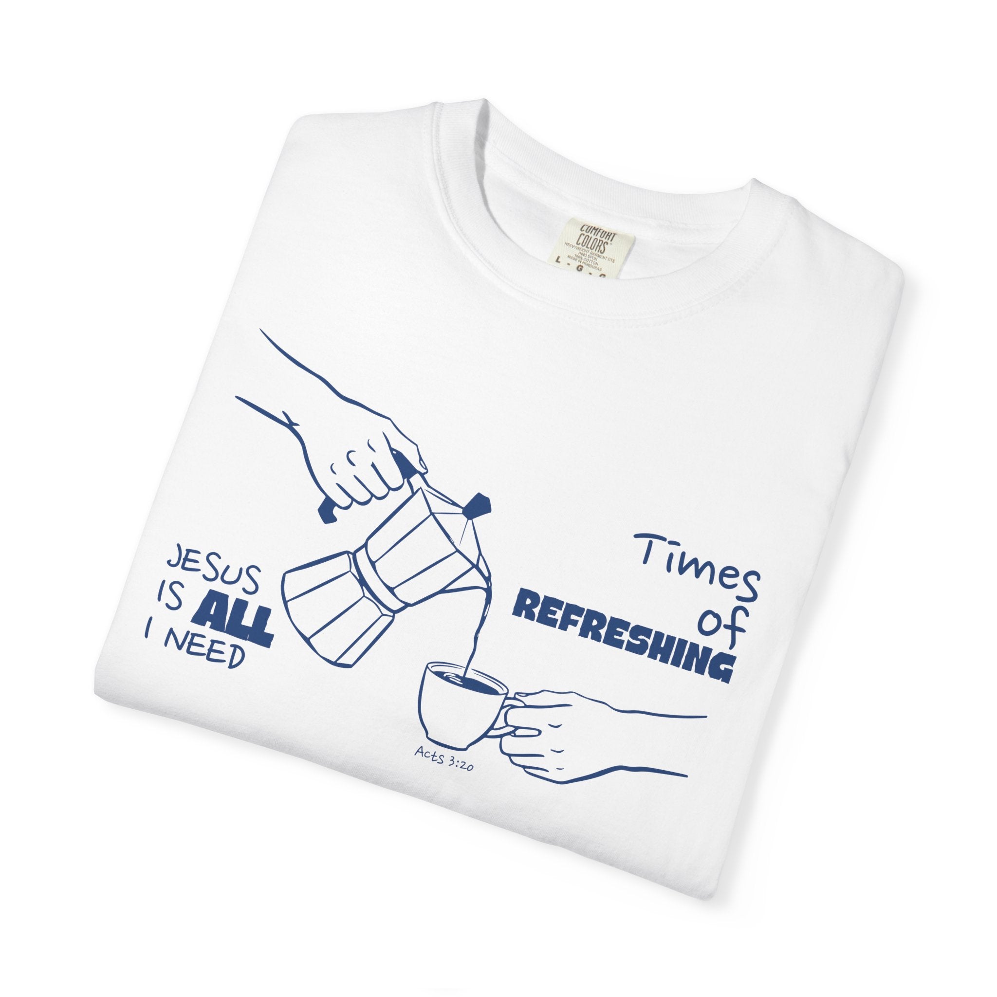 Times of Refreshing Coffee Graphic T-Shirt