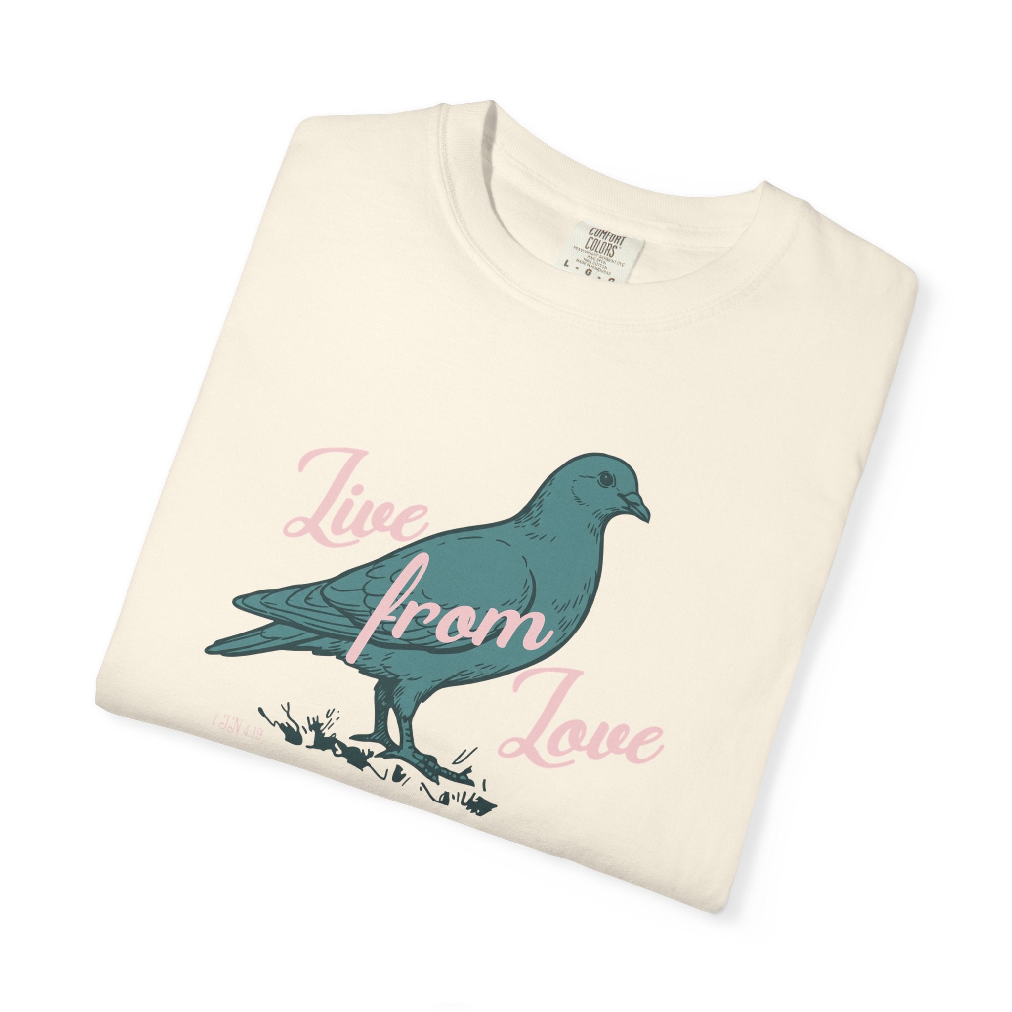 Live From Love - Dove Graphic Tee (Blue)